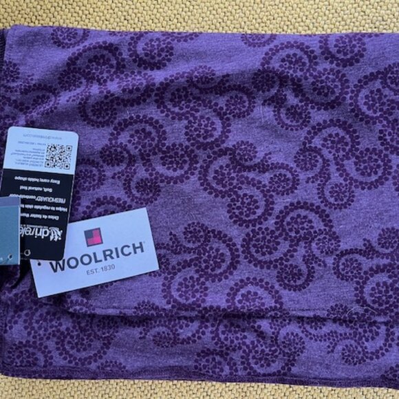 NWT's Woolrich Women's Journey Wrap Scarf DriRelease Blackberry 27" x 80" - Picture 1 of 11